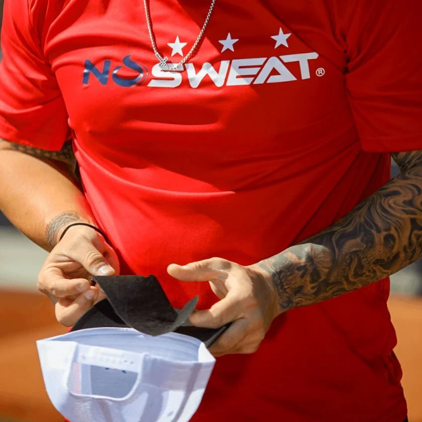 Shock Doctor NoSweat Hat Liner Black - 6 Pack - Image 3