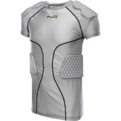 Riddell Power Padded Shirt Adult Grey (RTPTP)