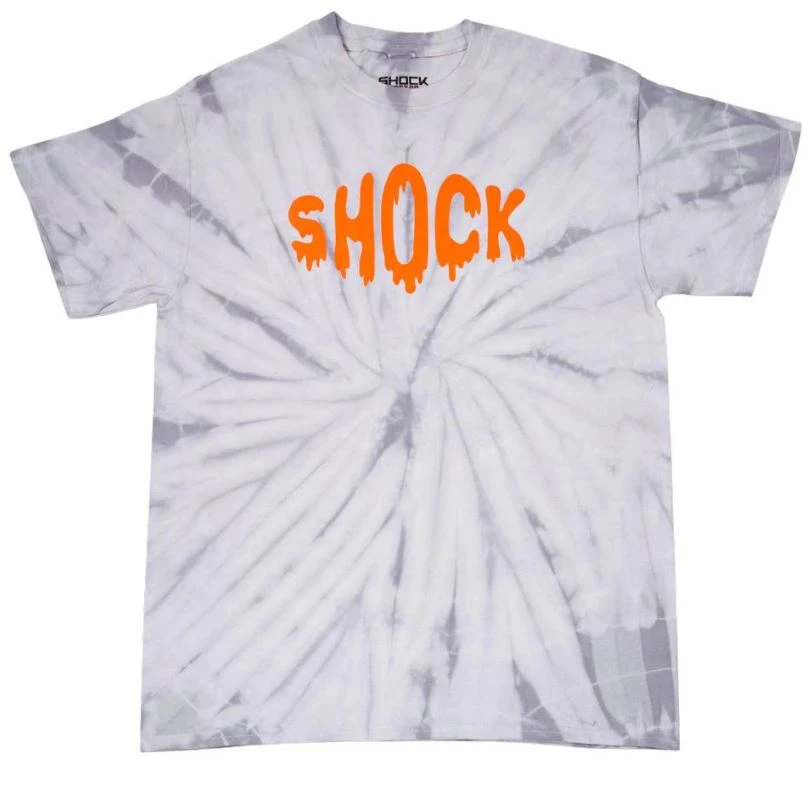 Shock Doctor Shock Drip Grey Tie-Dye Short Sleeve T