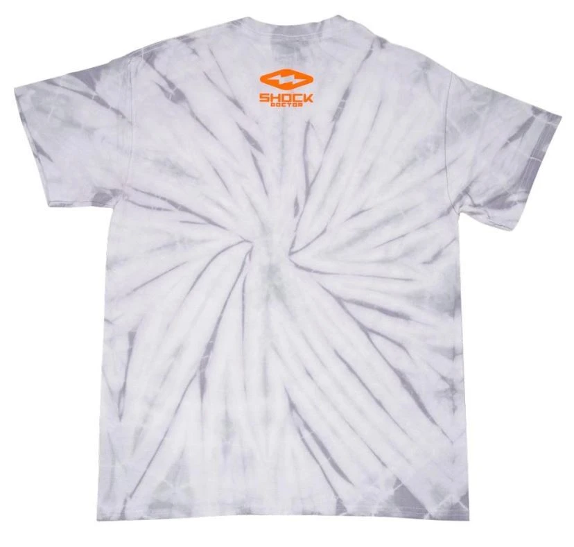 Shock Doctor Shock Drip Grey Tie-Dye Short Sleeve T - Image 2