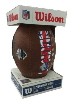 Wilson WTF1529IDISG NFL LG Throwback Mini W/Display