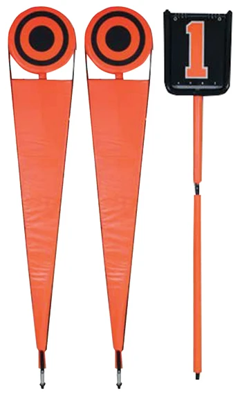 Pro Lineman Set Orange And Black (LS300, Adult)