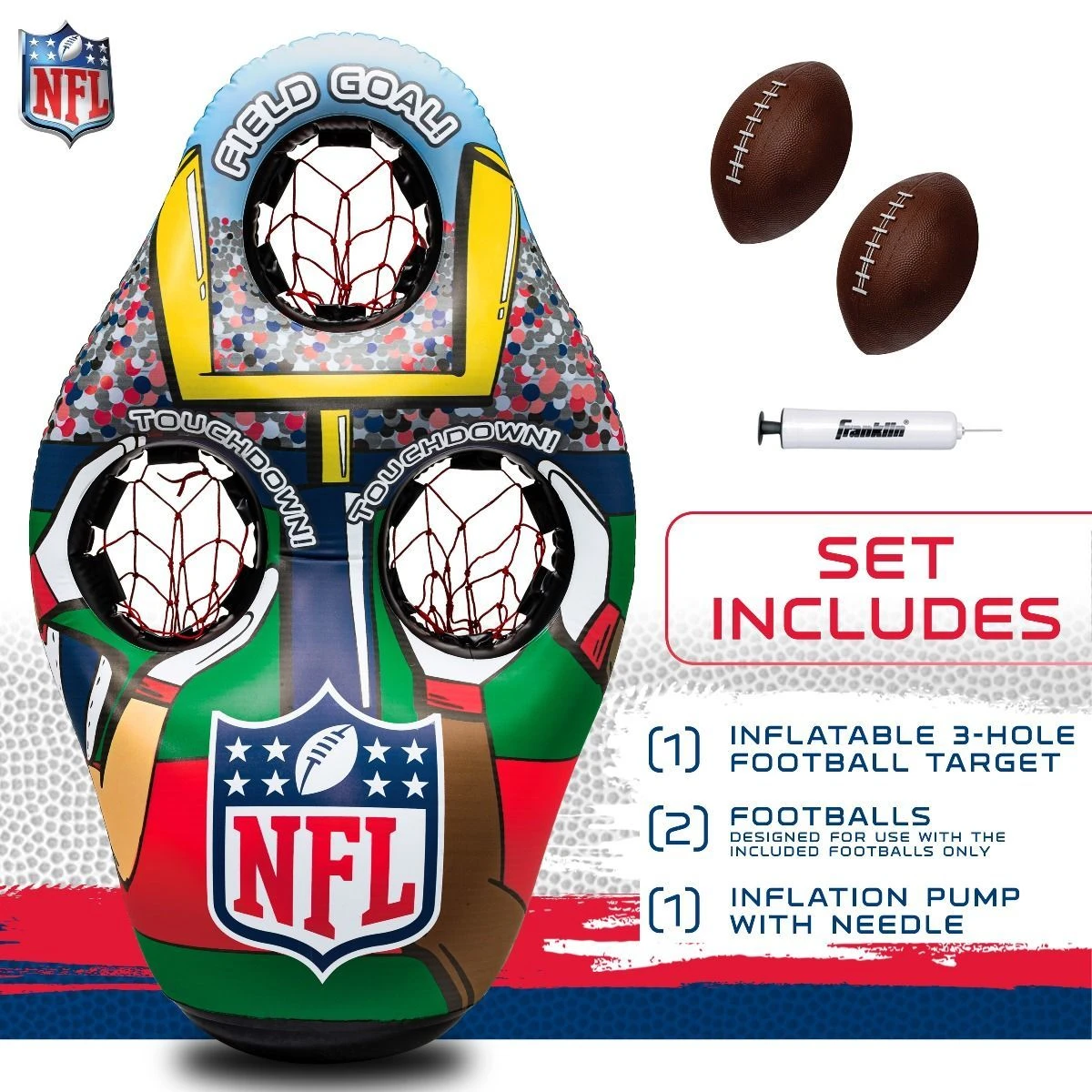 Franklin NFL Youth XL Inflatable Football Target - Image 2