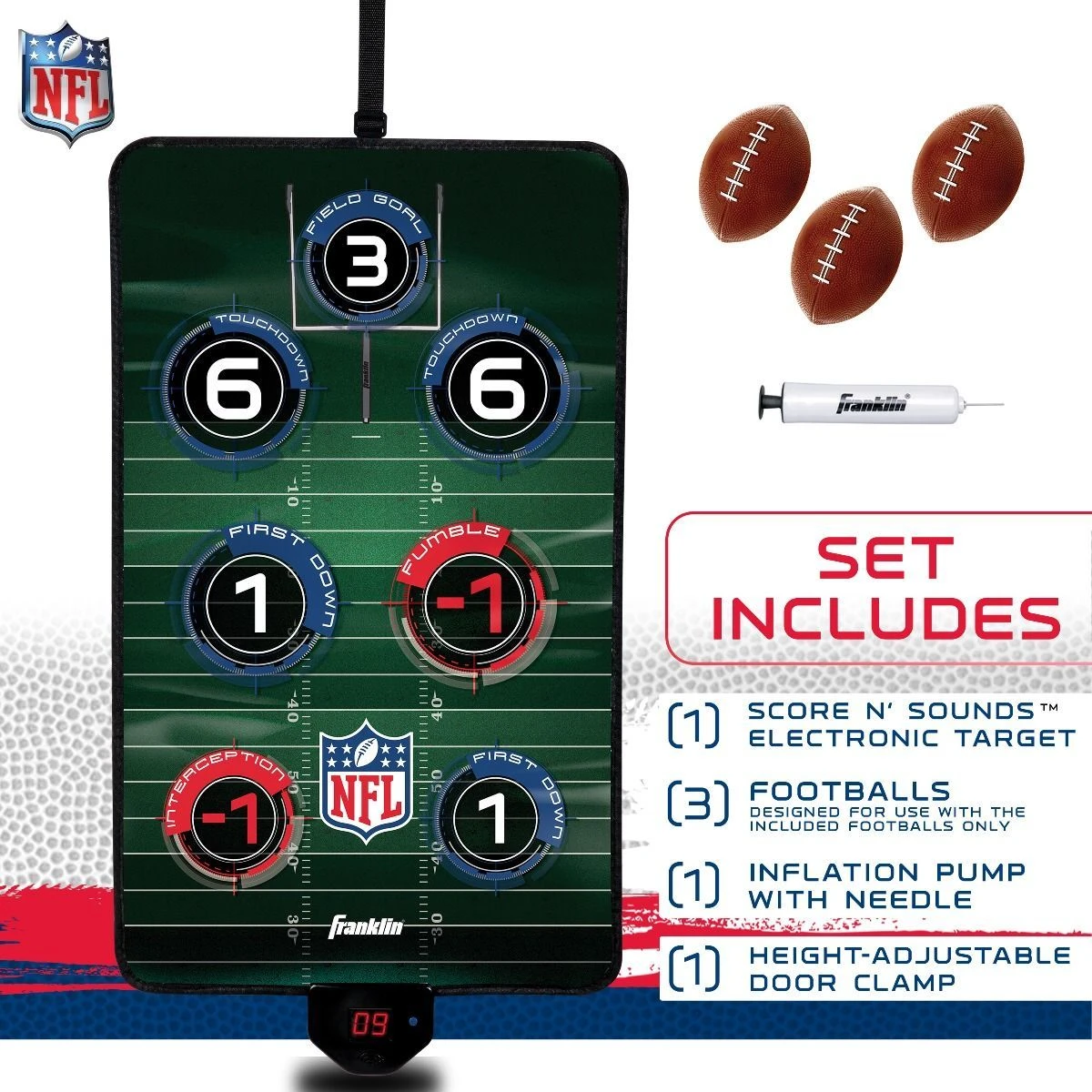 Franklin NFL Youth Score N Sounds Football Target - Image 2