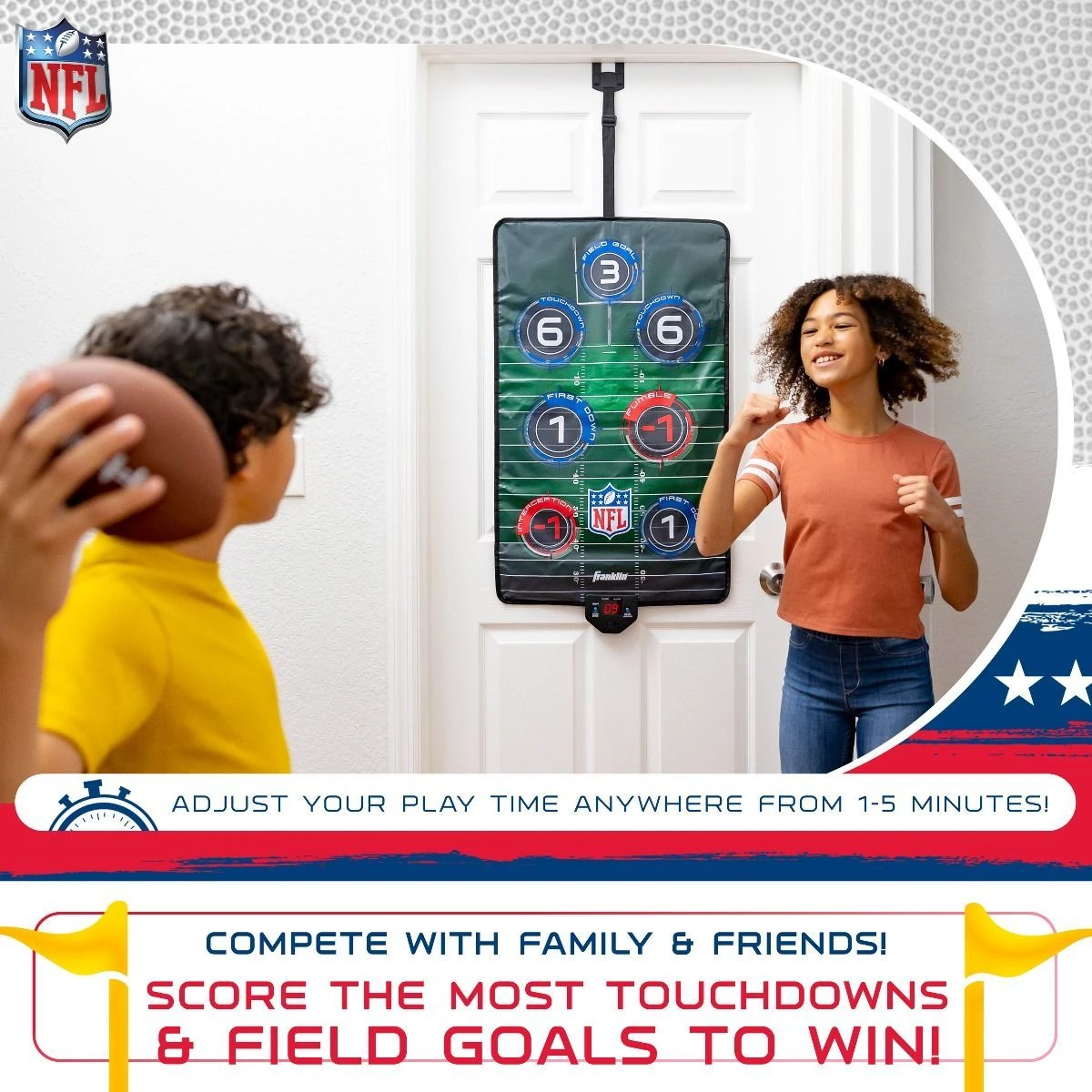Franklin NFL Youth Score N Sounds Football Target - Image 6